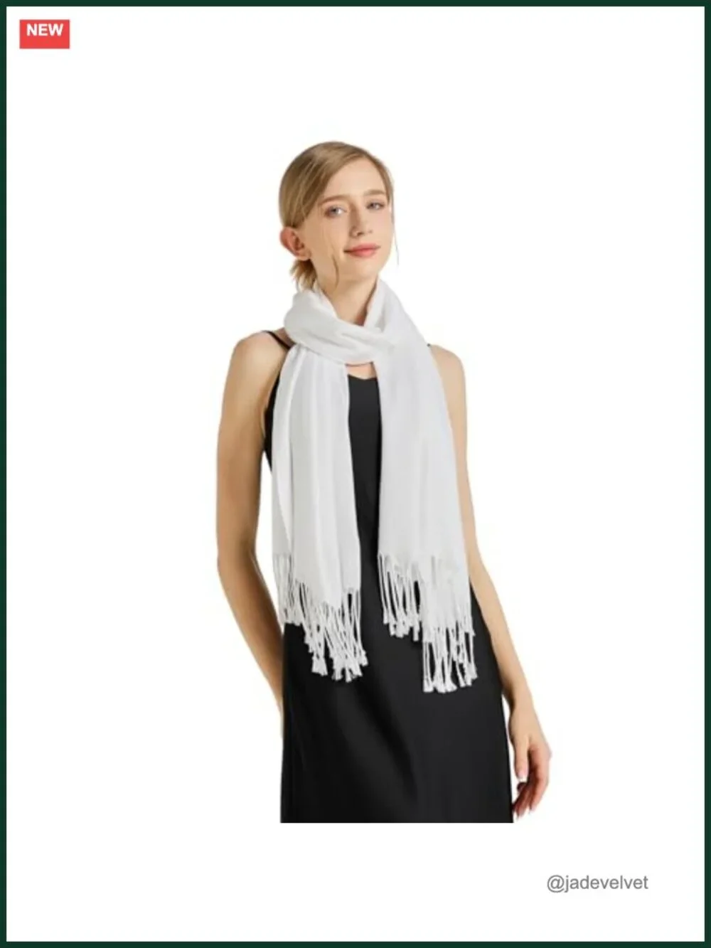 Soft Silky Pashmina Shawl Wrap Scarf for Wedding Evening Dress